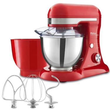Imagem de Batedeira Planetária Philco Turbo Inox Double Bowl 800w, 110V