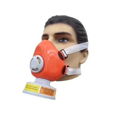 Imagem de Respirador 1/4 facial e semi facial com filtro vo/ga - proteplus 78.00