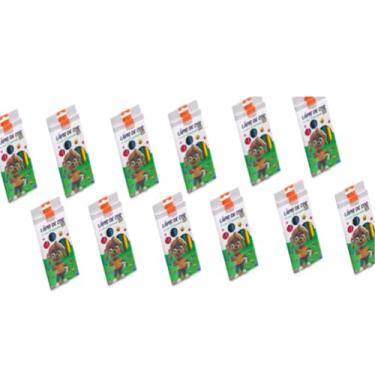 Imagem de 123 organizei, Kit 12 Caixa Lápis de Cor 12 Cores Resina Reciclada Sextavado