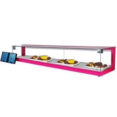 Imagem de B-VF150 - Vitrine fria Beta Rosa com 32 Gelo-X - Bivolt - Omega