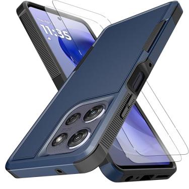 Imagem de Para Moto G Power 5G 2025 [proteção contra quedas de grau militar] [antiderrapante] [2 peças de protetor de tela TPE HD] Capa resistente à prova de choque para Motorola Moto G Power 5G 2025 6,8