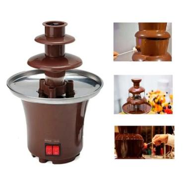 Imagem de Torre de Chocolate Cascata Gourmet Ideal para Bancada e Fondue 110v - 