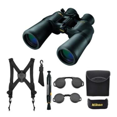 Imagem de Binóculos Nikon Aculon A211 10-22x50 Zoom com arnês e limpeza