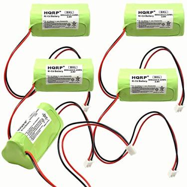 Imagem de HQRP Pacote com 5 baterias de luz de saída de emergência compatível com Unitech AA900MAH 3,6V 6200RP 6200-RP Exitronix 10010037 Lowes 253799 TOPA BBAT0063AMax Power B2-0031 B20031 Max Power B2-0030 B2