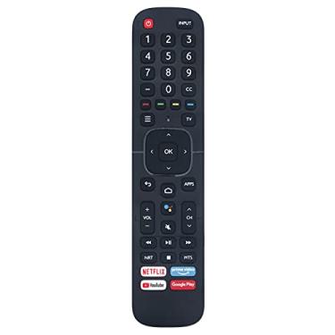 Imagem de Controle remoto de microfone de voz substituído ERF2G60H compatível com Hisense Smart Android TV 32H5500G 32H5510G 43H5500G 43H5510G 43H5580G