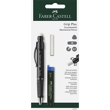 Imagem de Faber-Castell Lapiseira 130997 Grip Plus Blister, cores sortidas, 0,7 mm + grafite B + borracha