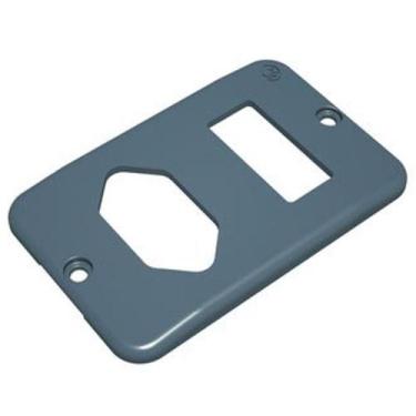 Imagem de Tampa de 1 Tomada e 1 Interruptor Condulete Top - 36005890 - TIGRE