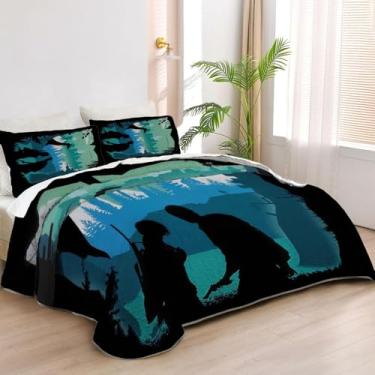 Imagem de Allenjoy Jogo de cama King Size para viagem infectada, conjunto de cama de videogame, tecido lavável com 2 fronhas SC00429-007