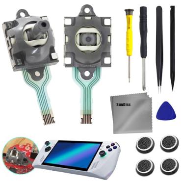 Imagem de SunDiss 2 PCS for Asus ROG Ally Joystick Replacement Compatible with ROG Ally RC71L and GPD win 3 Windows 10, Handheld Laptop, Thumb Sticks Joystick Replace Accessories with Repair Tools