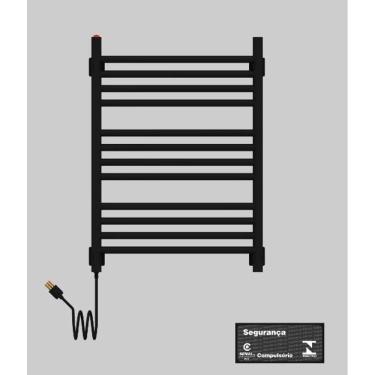 Imagem de Aquecedor De Toalhas Térmico Seccare Esatto  Preto 110v 