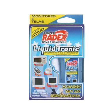 Imagem de Produto para limpeza de Monitores/Dvd/Scanners 60Ml. Radex, Limpeza