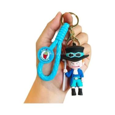 Imagem de Chaveiro Infantil De Anime One Piece Dragon Ball Luffy Nami Chopper Pi