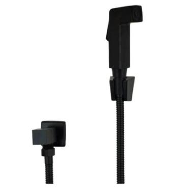 Imagem de Ducha Completa Quadrado Preto Fosco Black Matte