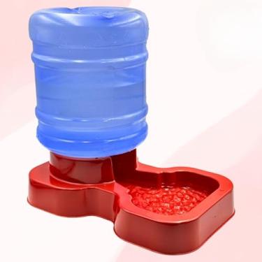 Imagem de Comedouro e Bebedouro para Cachorro Cães e Gatos Automático 10LTS E 8LTS (VERMELHO - BEBEDOURO MENPLAST)