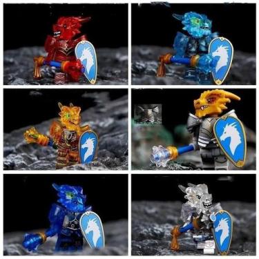 Imagem de Mini Figuras De Ação Cavaleiro Não Morto Caixa Surpresa Blocos De Mont