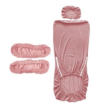 Imagem de SiaBiced Conjunto de Protetores de Apoio de Braço para Cadeira de Escritório de Luxo, ROSA, Tamanho real