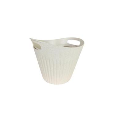 Imagem de Kit Cesto Cachepot 3 Peças - Marfim - EVO DESIGN RESPONSÁVEL