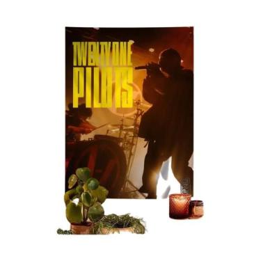 Imagem de Tapeçaria De Desenho Animado Boêmio Mandala T-Twenty One P-Pilots Lenç