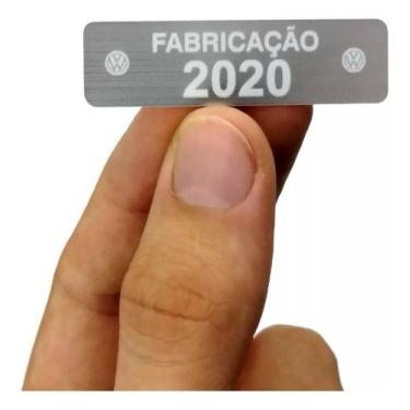 Imagem de Adesivo Etiqueta Ano Fabricação Compatível Volkswagen 2020 - SPTS