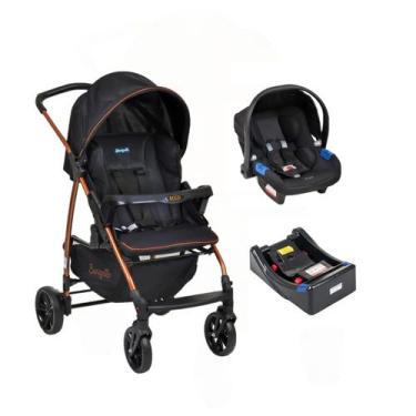 Imagem de Trio Travel System Ecco Burigotto Cobre Bebê Conforto e Base