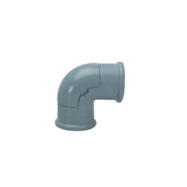 Imagem de Cotovelo 90° PVC Cinza C/ Tampa Vigia S/ Rosca – Wetzel | ½'' CC-10 Cód. E015300010