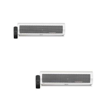 Imagem de Kit 2 Cortinas de Ar Elgin Compact CAD3009-2 90 cm 220V Branco