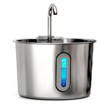 Imagem de Fonte de água Cat HAJXM 2.2L em aço inoxidável para animais de estimação