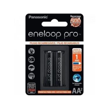 Imagem de Pilha Recarregável 1,2V AA 2550mAh Eneloop Pro (C/2 Pilhas) Panasonic 