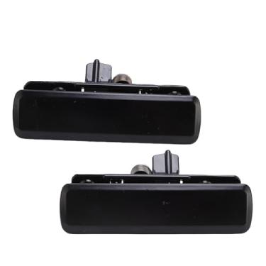 Imagem de Eujgoov 1 Par Metal Frente Preto Exterior Porta Alças Ergonômico Grip Longevidade 77193 Substituição para Astro LS 1996-2005
