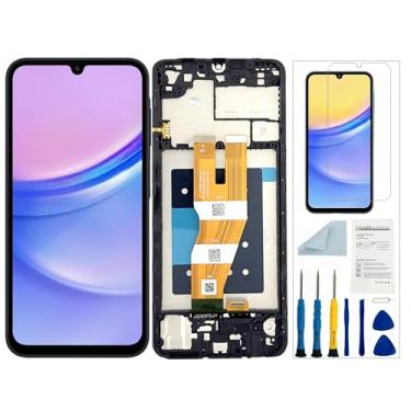 Imagem de Qinqiyue Substituição de tela para Samsung Galaxy A05 5G para tela LCD Samsung A05 preta com moldura para Samsung Galaxy A05 SM-A055F SM-A055F/DS Display Touch Screen Assembly Repair Parts
