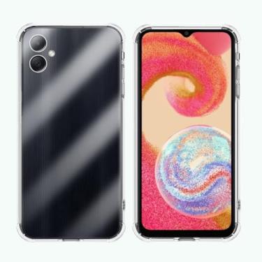 Imagem de Capa Capinha Anti Impacto Compatível Samsung Galaxy A04E Case Antishock Transparente