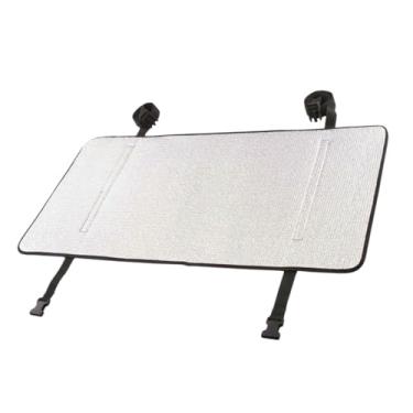 Imagem de CIYODO Cobertura de unidade externa folha de alumínio para ar condicionado sombra solar à prova de intempéries fácil de instalar