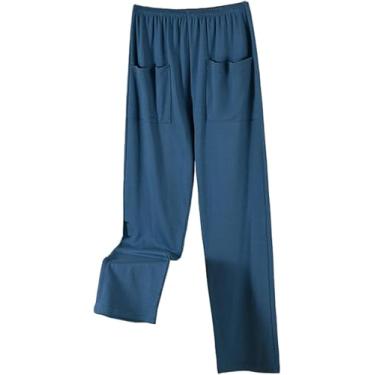 Imagem de Pijama De Algodão Masculino Ts,mens Lounge Pijama Bottoms, E3103, 4XL