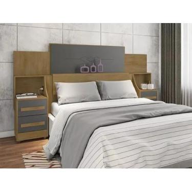 Imagem de Cabeceira Síria Extensiva Para Cama Box Casal/Queen/King - 3 Cores - R