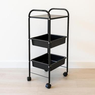 Imagem de Carrinho Auxiliar Centro Clínica Estética Salão Beleza Cabeleireiro Ma