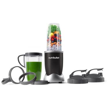 Imagem de Liquidificador Pro 13 Pç 900W Lâmina Extratora de Nutrientes 900 ml, NUTRIBULLET NB9 1301K, Preto