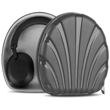 Imagem de Capa de fone de ouvido Geekria ProShell para Sony WH-CH710N, WHXB900N, WH-CH700N, WH-1000XM3, MDR-M1ST, MDR1AM2 fones de ouvido protetores de substituição rígidos bolsa de transporte para viagem com espaço para peças (escuro)
