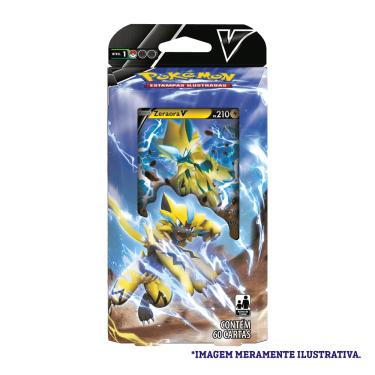 Imagem de Cartas - Deck Baralho de Batalha V - Pokemon Zeraora V - COPAG DA AMAZONIA