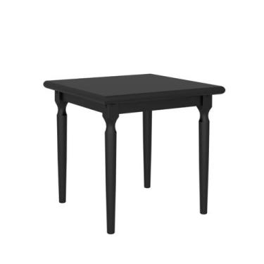 Imagem de Mesa Quadrada Údine em Madeira Ébano 80x80x76cm 135EB Piratini