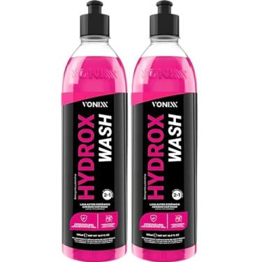Imagem de Kit com 2 Hydrox Wash 500ml Vonixx – Shampoo Lava Autos 2 em 1 com Proteção Cerâmica SiO2, Brilho Intenso e Selante