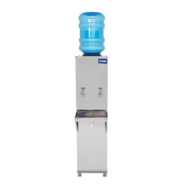 Imagem de Bebedouro Industrial de Coluna Galão Knox 25 Litros 2 Torneiras Geladas Inox - 110V