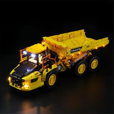 Imagem de MENZAVA LED Light Set Compatible with Lego 42114 6x6 Volvo Articulated Hauler Technic Building Blocks Model - Model Set NOT Included