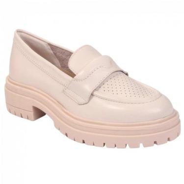 Imagem de Mocassim Tratorado Bottero Couro 342208, Rosa, 36