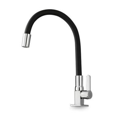 Imagem de Torneira Gourmet Aço Inox 304 Grande 58cm para Cozinha de Mesa - Banca