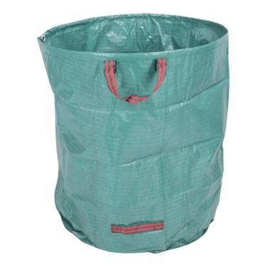 Imagem de Asixxsix Pacote de 3 Sacos de Lixo de Quintal Reutilizáveis de 72 Galões, Sacos de Folhas de Jardim Dobráveis para Serviços Pesados Com Luvas, Recipiente de Sacos de Lixo de Jardim para