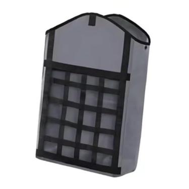 Imagem de UGPLM Saco para Fardos de Feno com Gancho, Tecido Oxford, para Cavalos E Gado, Cinza