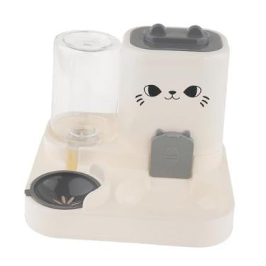 Imagem de Bothyi Alimentador automático para animais de estimação 2 em 1, dispensador de água, suprimentos portáteis de viagem, tigela de comida para gatos, recipiente, Cinza