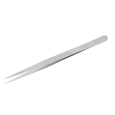 Imagem de Aramox Tweezer de Ponta Pontiaguda Pontiaguda, Aço Inoxidável, Pinça de Tweezer de Aço Inoxidável Multiuso para Domicílio Profissional, Aderência Confortável, Acabamento Fino