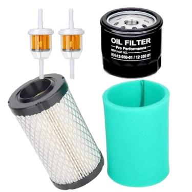 Imagem de RYTIME Filtro de ar 22 883 01-S1 e kit de troca de filtro de óleo 12 050 01-S adequado para Kohler Série 5400 17 18 19 19,5HP KS530 KS540 KS590 KS595 Motor para Cub Cadet XT1 LT42 Kit de ajuste de