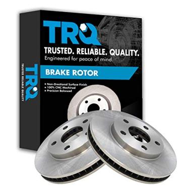 Imagem de TRQ Conjunto de par de rotores de freio a disco dianteiro compatível com 88 / Bonneville/Century/Grand Prix/Intrigue/LeSabre/Montana/Regal/Silhouette/Trans Sport/Venture